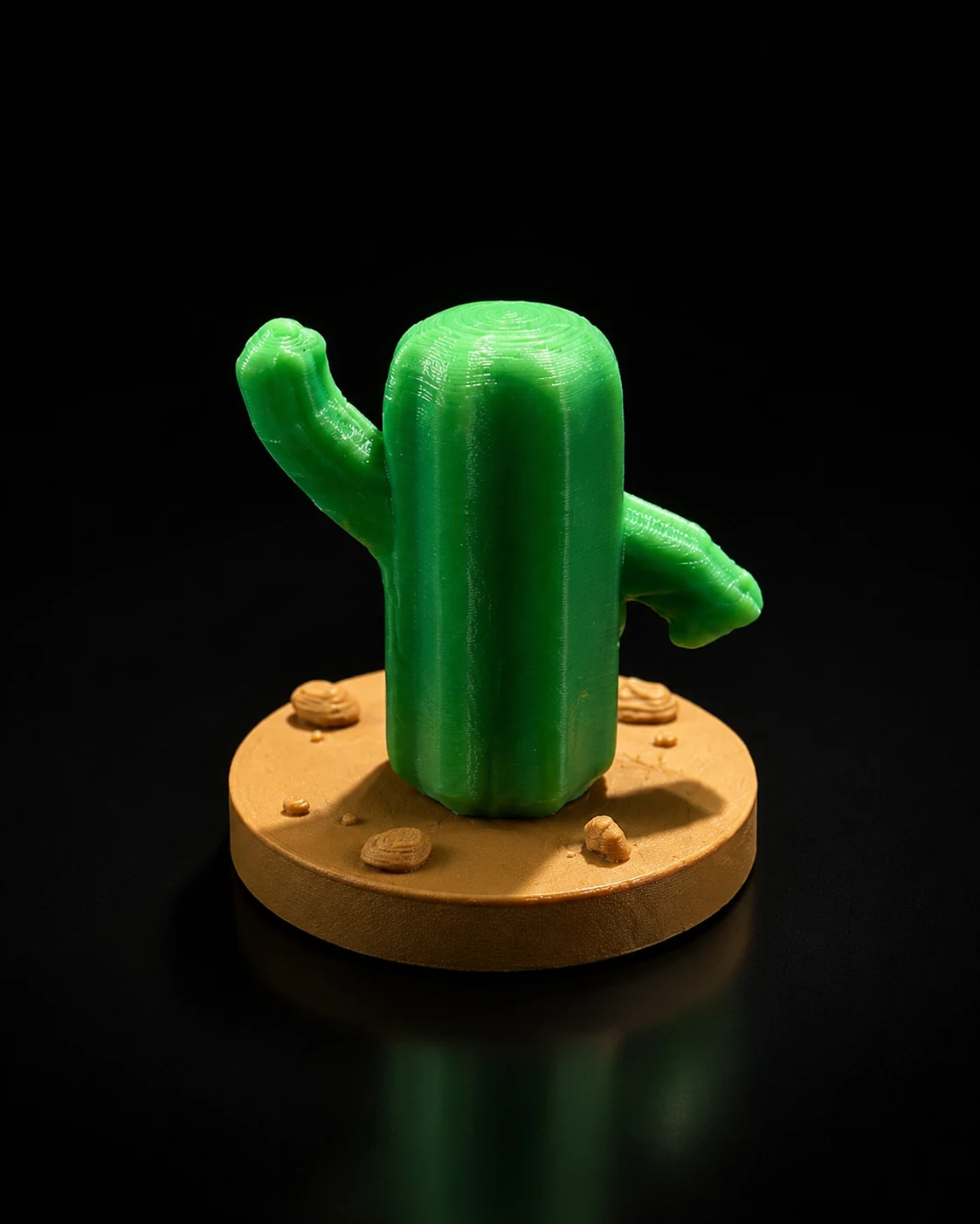 3D printed cactus game piece