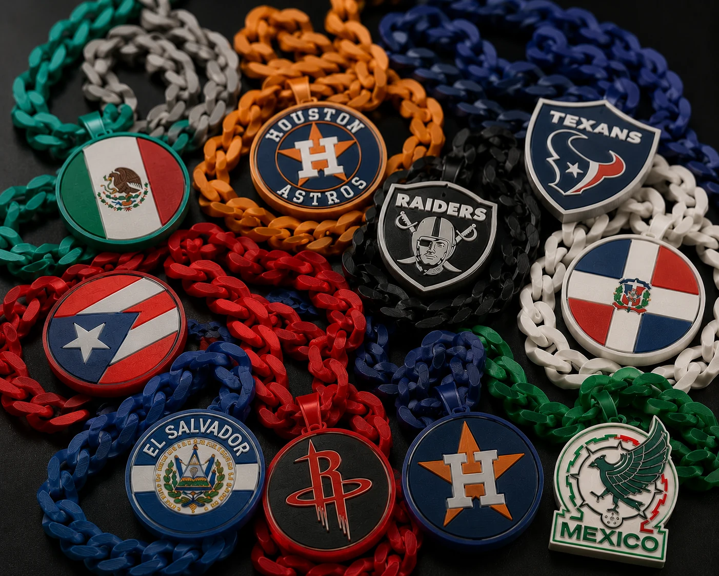 3D printed hype chains