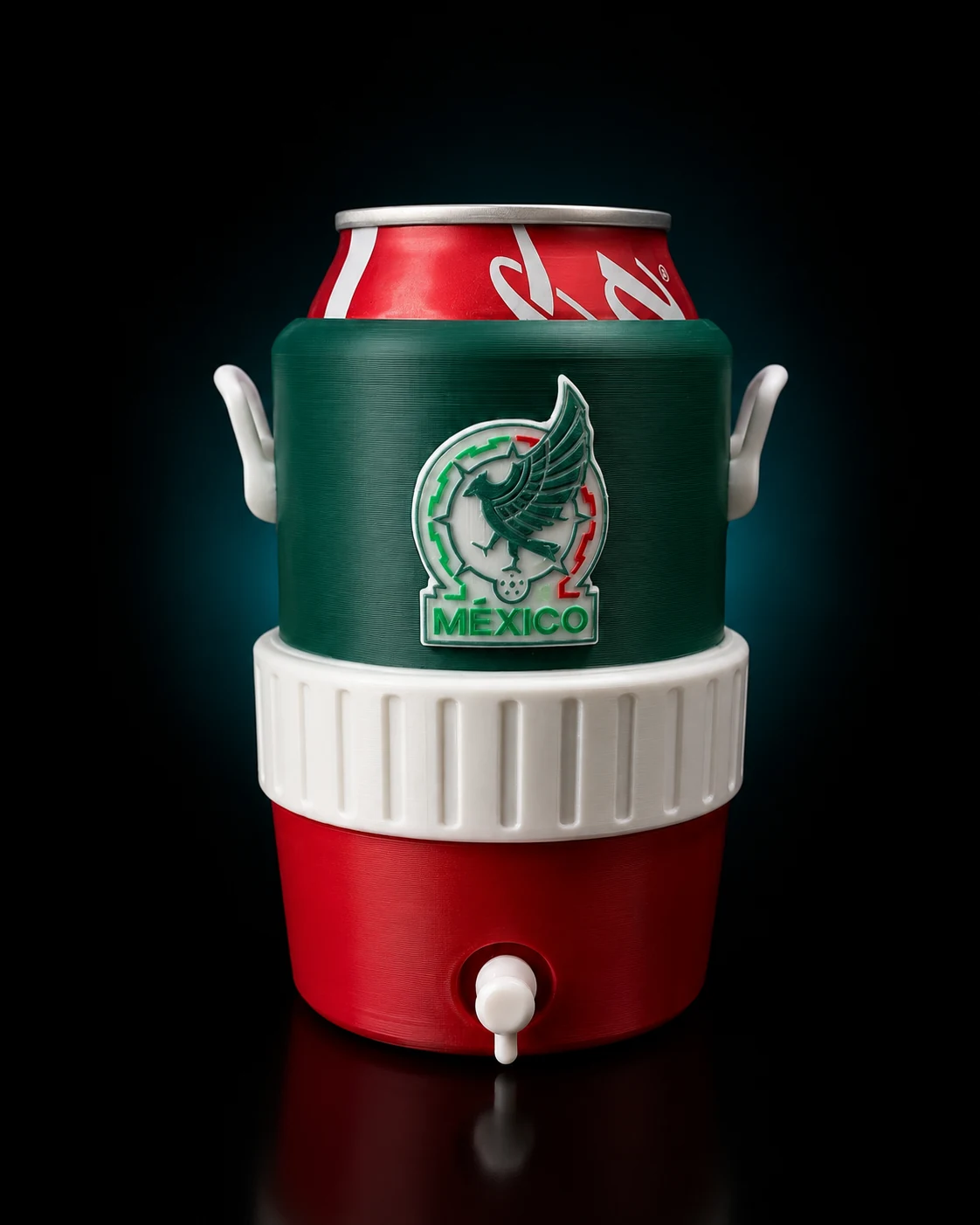 Custom 3D printed can holder